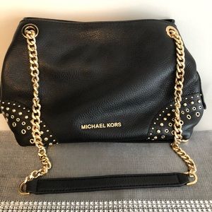Michael Kors authentic black handbag. Like new.